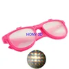 Hony 3D Double Rainbow Double Flip Up Diffraction Fireworks Glasses