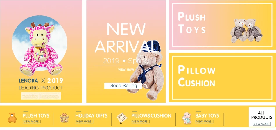 cute animal plush toy promotion gifts custom mascot lion tiger