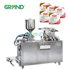 DPP-80 automatic liquid blister packer aluminum foil blister pack packaging butter filling packing sealing machine
