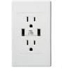 All Types Of Wall Usb Power Outlet Receptacle With Dual Usb Output