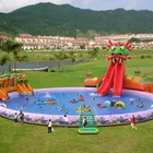 inflatable Dragon water park pool for people
