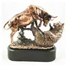 Custom Animal Metal Figurine Bull And Bear Statues