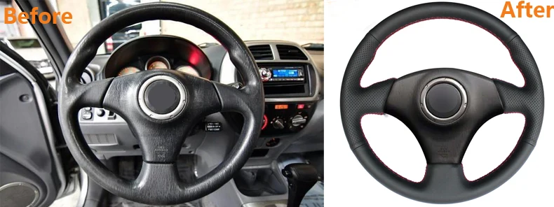 Steering Wheel Cover for Toyota RAV4 2003-2005 Celica 2003 Lexus IS200 300 1999-2005-8