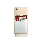 Hot fashion PU leather cell phone wallet,pocket,card holder with 3M adhesive for mobile accessories