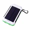 USA free shipping Mechanical Solar External Mobile Battery Charger Usb Power Bank 8000mah