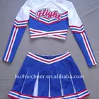 cheerleader uniforms: customise long sleeve top and skirts