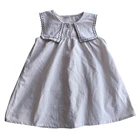 Mudkingdom preppy style kids modern clothes sleeveless girl dress