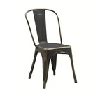 Classic retro copper vintage dining chairs