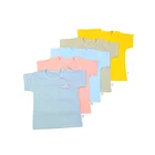 Factory Price Custom O-neck Short Sleeve Infant T-shirt 100% Oragnic Cotton Baby T Shirts