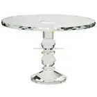 crystal cake plate wedding centerpiece flower stand