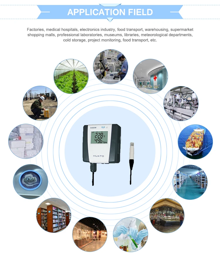 Zigbee Wireless Temperature Data Logger Monitoring System - ANKUX.COM