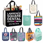 Curved Corners Tote Lululemon Shopping Eco Tote Bag PP Non Woven Custom Bags