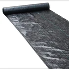 Factory Supply PP Woven Camping Mat Plastic Ground Cover Weed Control Mat Black color PP woven fabric