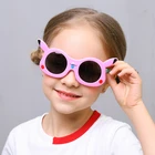 8219 Spuka Good Quality Kids Girls Sunglasses Colorful Sun Glasses 2019