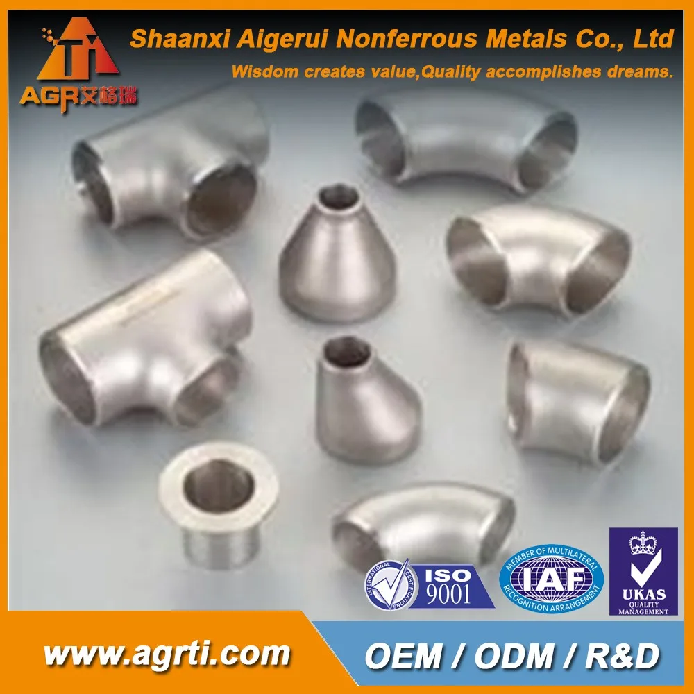 ASME B16.9 90 degree gr2 Titanium forged Elbow