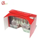 OEM Customized logo printing vr 3d glasses virtual reality V2 google cardboard
