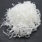 cosmetic box packaging filler stuff small cut cotton tissue kraft crinkle white shredded paper
