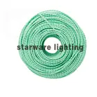 Colourful twisted wire cotton braided wire fabric, cloth covered electric wire textile/Mint