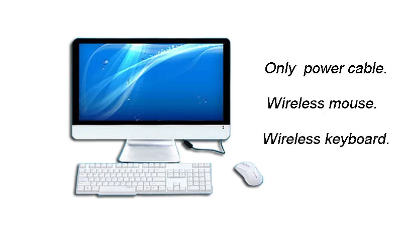 23.6 inch make in china I7 desktop laptop computer all in one pc wireless mouse