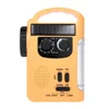 RD-339 Solar Energy Radio Emergency Mobile Phone Charger FM AM Radio with LED Flashlight Lamp Siren Alert for Outdoor Activities