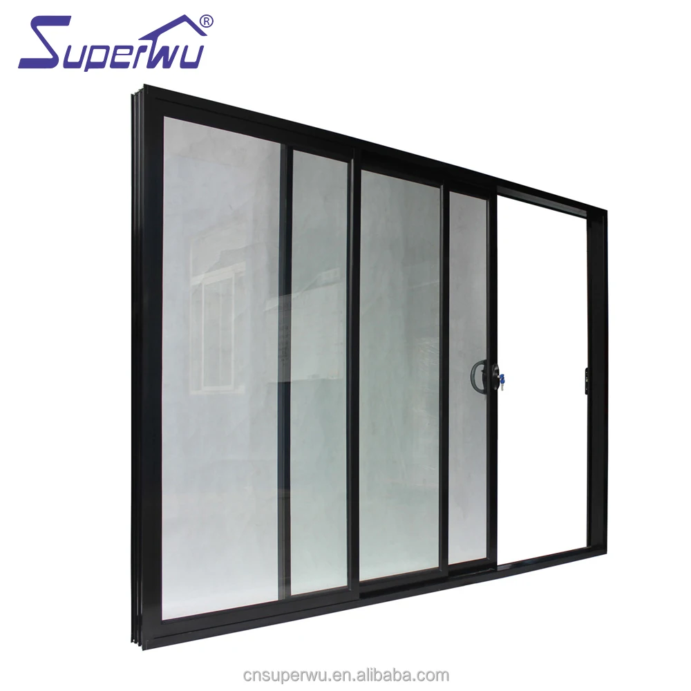 waterproof large sliding glass doors