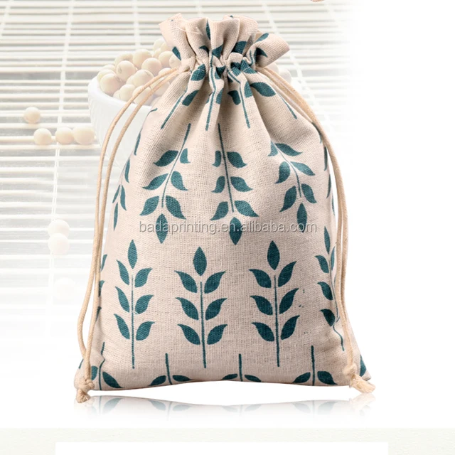 jute drawcord pouch jute tea bag advertising jute drawstring bag
