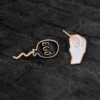 Custom Backpack Jackets Cartoon Funny Brooch Set Enamel Pin Metal Lapel Pin