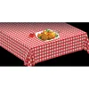 Black & White Checkered Plastic PE Table Cloth /Table Cover For Hot Selling In European