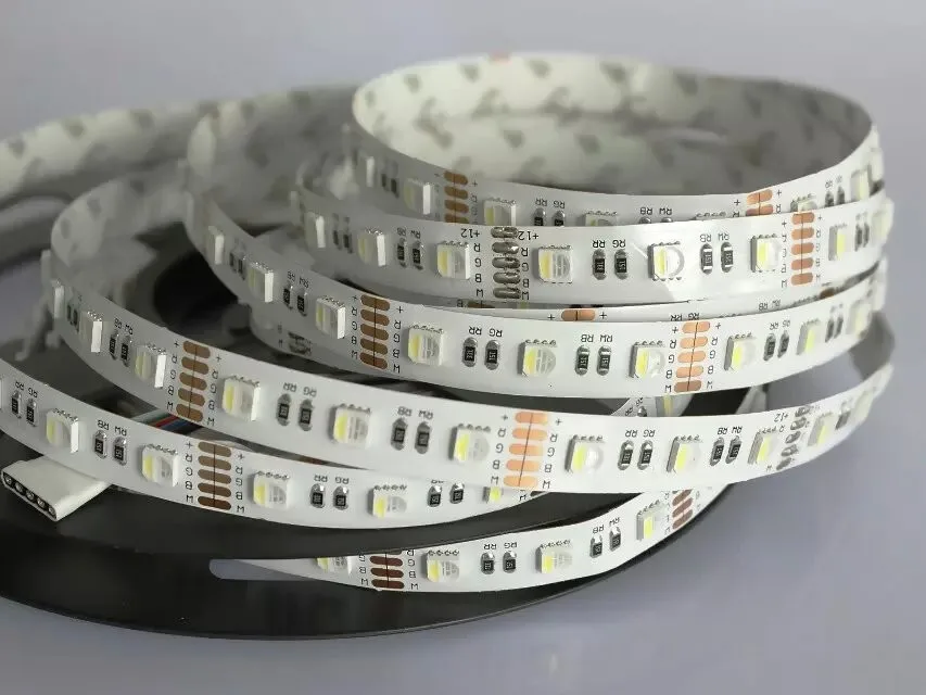 China high lumens quality 5050SMD RGBW smd color changable flexible led strip light