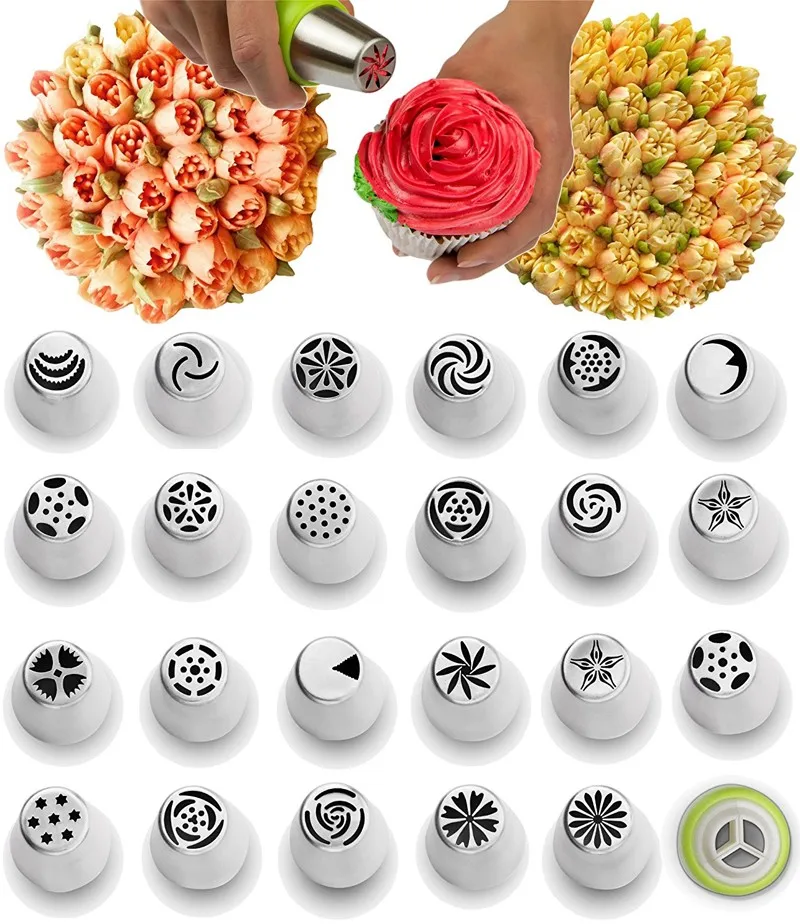 29 Piece Cake Decorating Set Baking Supplies Icing Pastry