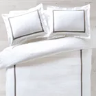 Bulk Queen Size Extra Long White Hotel Bed Linen 100 Cotton Bedding Sets