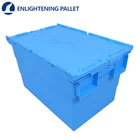 Cheap heavy duty large PP nestable stackable plastic moving boxes for sale
