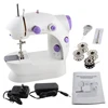 Zogift factory price domestic mini portable sewing machine with table sewing