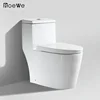 ceramic sanitary ware one piece 4inch pipe water closet toilet with wash down flush function, 250mm roughing in