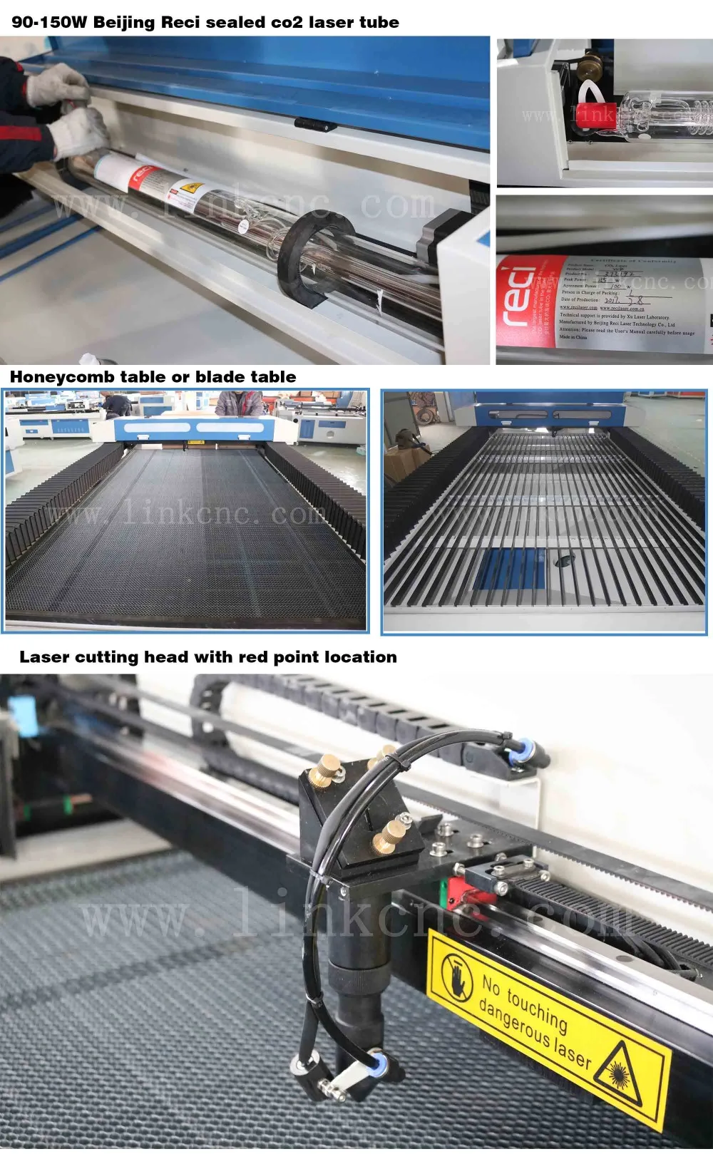 90 Watt Laser Cutting Machine for Wood Acrylic / CO2 Laser Engraving Cutting Machine with Red Dot Point