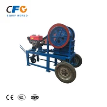 Small capacity diesel powered size in 125 mm pe 150 x 250 jaw crusher suppliers