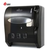 Durable plastic roll hand tissue dispenser,black wall mounted paper holder Guangdong
