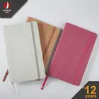 custom blossom design high quality school students exercise book HARDCOVER elastic notebook
