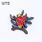 Promotional custom badges animal shape metal lapel pin