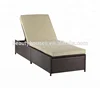 Garden lounge bed adjustable chaise sun bed for outdoor