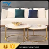 ISO9001 Certified metal and glass dining table with great price