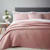 2018 popular Latest Arrival stonewashed embroidery summer bedspread quilt set