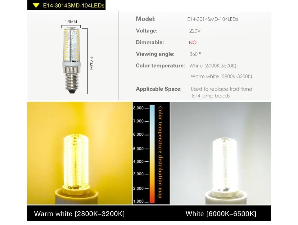 3W 4W 5W 6W 7W 8W 9W Silicone Body E14 G4 G9 LED Lamp DC12V AC220V AC110V Crystal Chandelier SMD3014 Led Light Replace Halogen