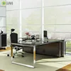 Office Design Furniture Ceo Desk Executive Table With Glass Top