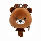 Hot Deal School Bags Plush SUPERCUTE Custom Animal Children Bag Bear 3D Kids Teddy