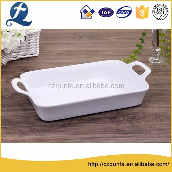 Certification guarantee food grade ceramic bakeware baking trays