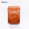Small Ladies Cool Modern Leather Trendy Camera Bag For Dslr