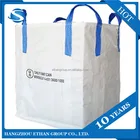 With UN pp woven material bulk ton bag for grain/UN FIBC bag/super sack/ton bags