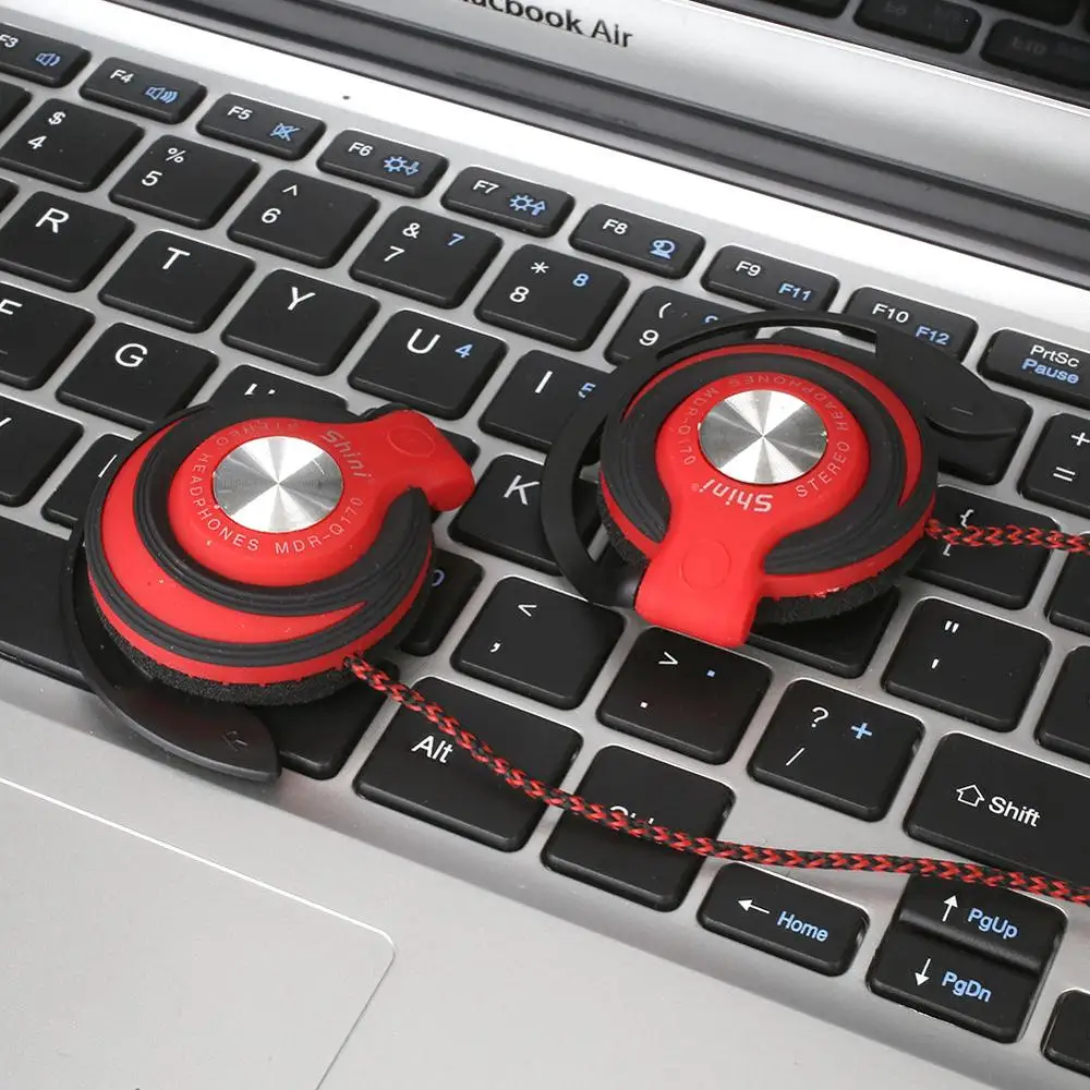 Sport Wired Headset Earphones Clip On Ear Sport Headphones EarHook Earphone For Mp3 Computer Mobile Phone - ANKUX.COM