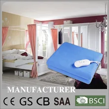 220-240V Salable CE/GS/CB/BSCI/SAA Approved Washable Electric Blanket/Electric heater